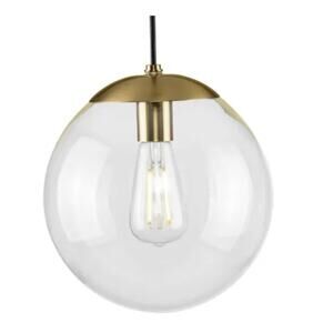 Progress Lighting Atwell 10-Inch Mini Pendant in Brushed Bronze